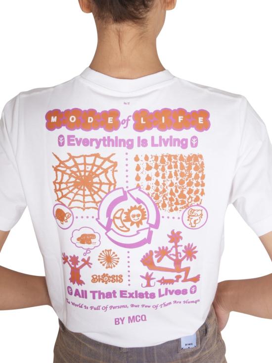  알렉산더 맥퀸 반팔 티셔츠 624665 WHITE - ALEXANDER MCQUEEN