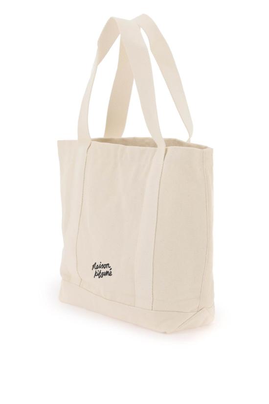  메종키츠네 폭스 헤드 토트백 LW05101WW0050 POWDER - MAISON KITSUNE