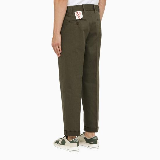 25SS 골든구스 스트레이트 팬츠 GMP01190P00078635674 MILITARY GREEN - GOLDEN GOOSE