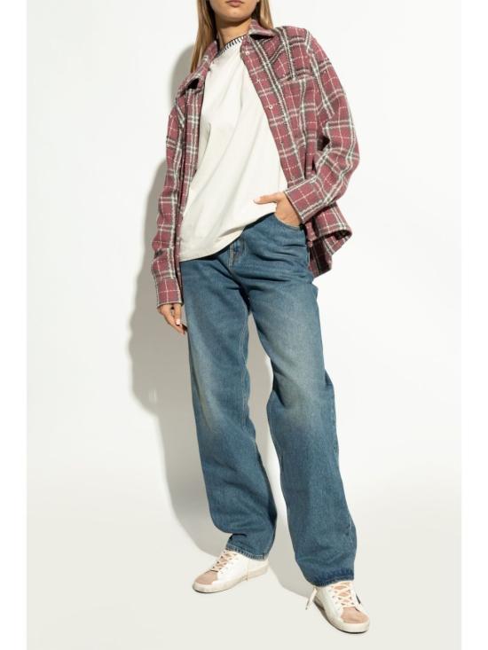 25SS 골든구스 SUPER STAR 슈퍼 스타 클래식 스니커즈 GWF00101F00687612170 MILK PINK DARK BLUE - GOLDEN GOOSE
