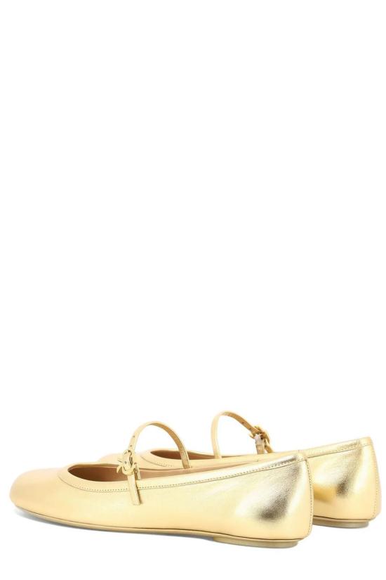  지안비토로시 플랫 슈즈 G22223 05GOM NPSMEKO - GIANVITO ROSSI