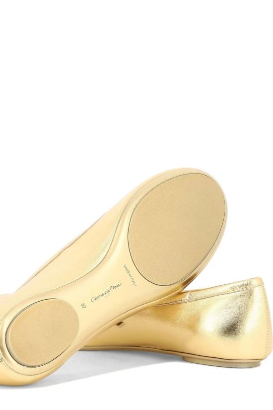  지안비토로시 플랫 슈즈 G22223 05GOM NPSMEKO - GIANVITO ROSSI