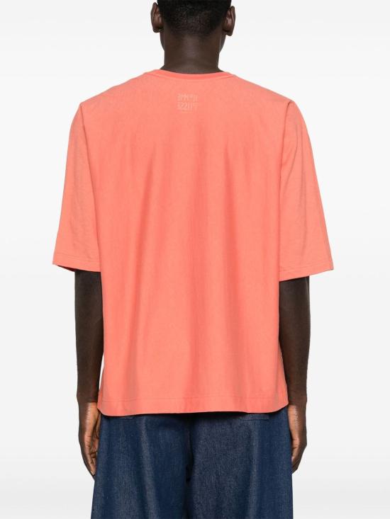  옴므 플리세 이세이 미야케 반팔 티셔츠 HP48JK20128 RED - HOMME PLISSE' ISSEY MIYAKE