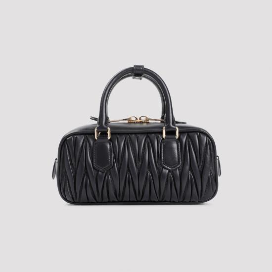 26SS 미우미우 토트백 5BB142VOONAN88 F0002 BLACK - MIU MIU