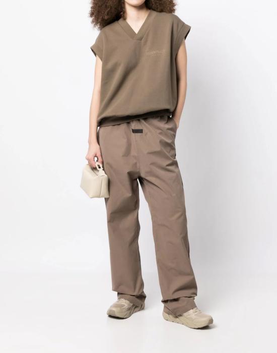  피어오브갓 반팔 티셔츠 192SU225054FW BROWN - FEAR OF GOD