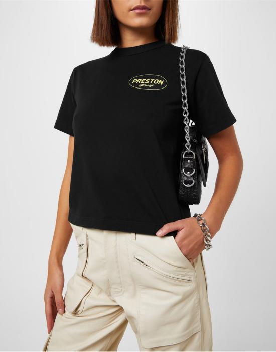  헤론 프레스톤 반팔 티셔츠 HWAA032S23JER0081001 BLACK - HERON PRESTON