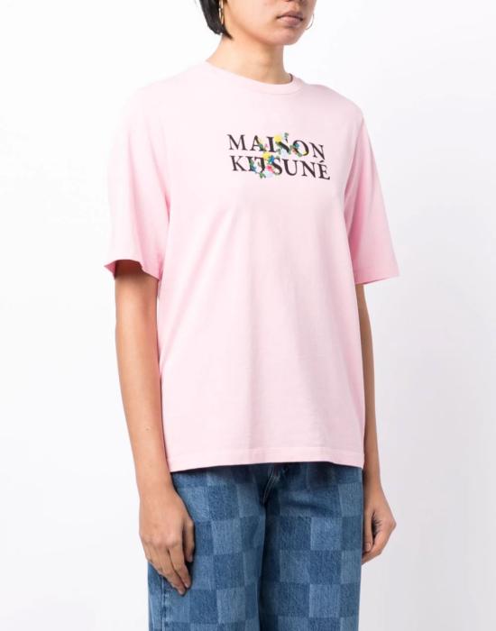  메종키츠네 반팔 티셔츠 LW00116KJ0119P603 PINK - MAISON KITSUNE