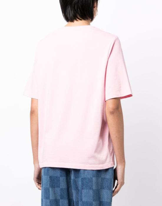  메종키츠네 반팔 티셔츠 LW00116KJ0119P603 PINK - MAISON KITSUNE
