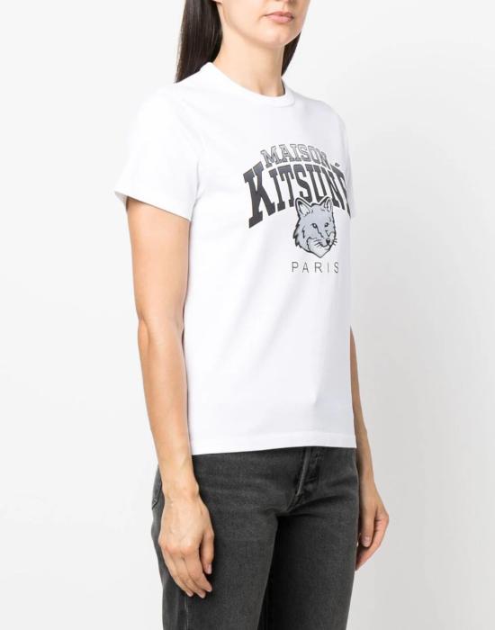  메종키츠네 반팔 티셔츠 LW00104KJ0035P100 WHITE - MAISON KITSUNE