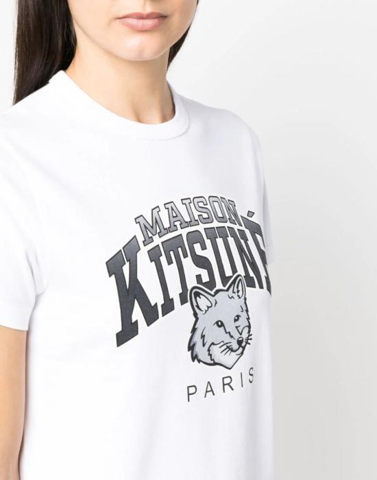  메종키츠네 반팔 티셔츠 LW00104KJ0035P100 WHITE - MAISON KITSUNE