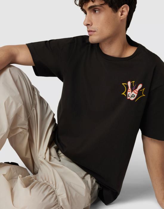  겐조 반팔 티셔츠 FD55TS4534SG30 BLACK - KENZO