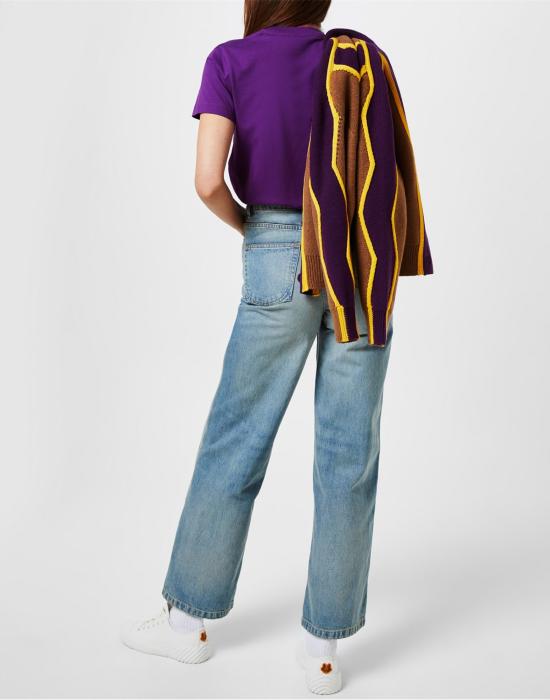  겐조 반팔 티셔츠 FD52TS0424SO83 PURPLE - KENZO