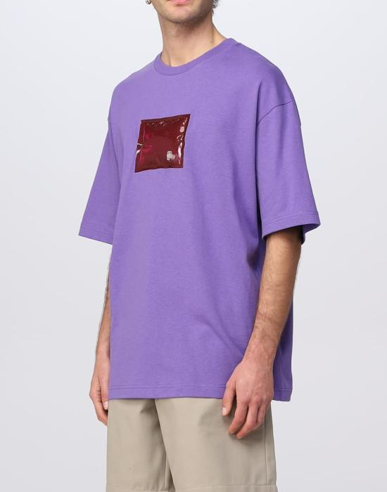  아크네 스튜디오 반팔 티셔츠 CL0184BRG104 PURPLE - ACNE STUDIOS