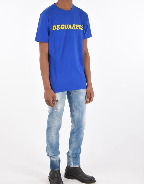  디스퀘어드2 반팔 티셔츠 S74GD0835S21600520 BLUE - DSQUARED2
