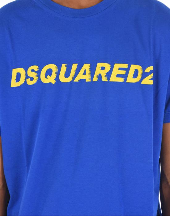  디스퀘어드2 반팔 티셔츠 S74GD0835S21600520 BLUE - DSQUARED2