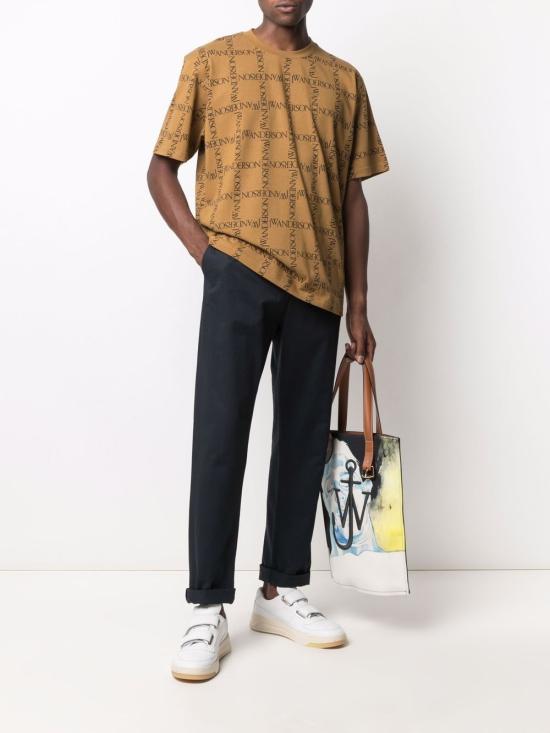  JW앤더슨 반팔 티셔츠 JT0044PG0482619 BROWN - JW ANDERSON