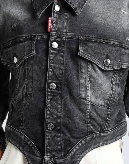 24FW 디스퀘어드2 데님 자켓 S75AM0954S30503900 BLACK - DSQUARED2