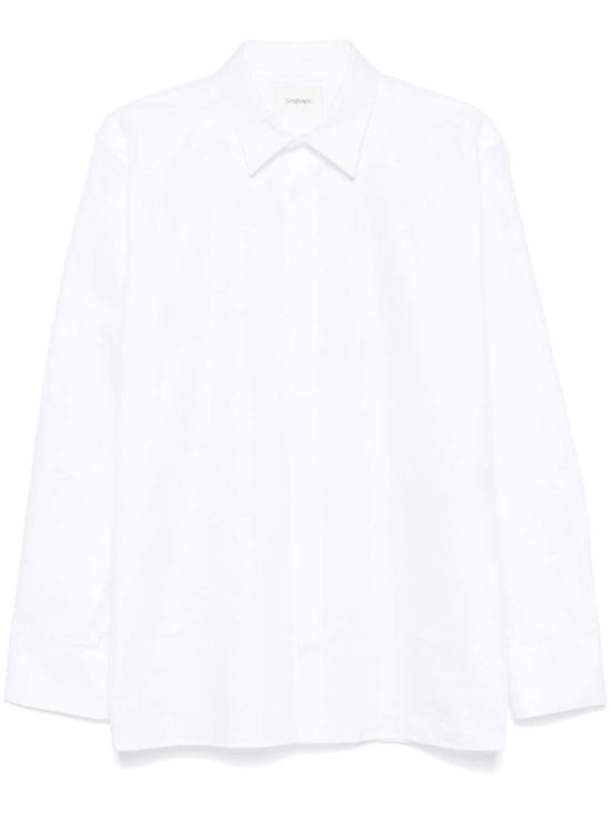  생로랑 긴팔 셔츠 795529Y1J11 9000 WHITE