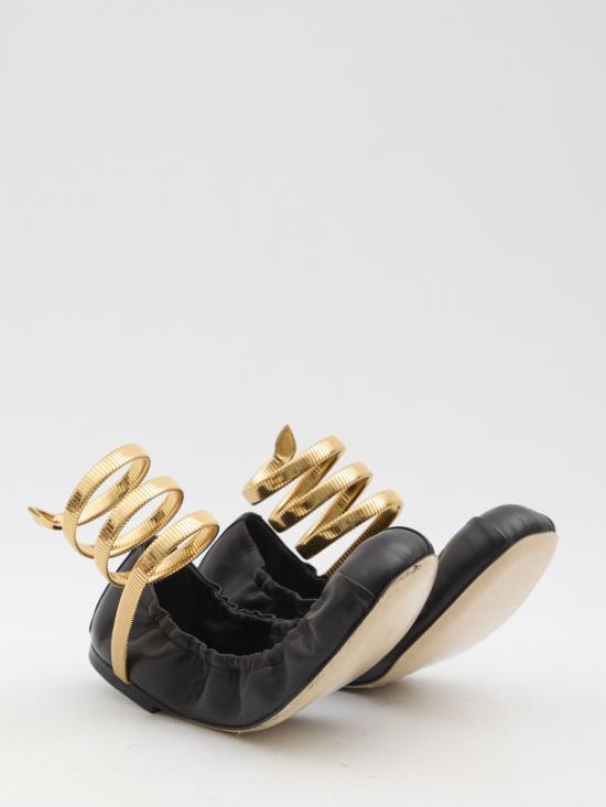  르네 카오빌라 뮬/슬리퍼 C12186010NA01 V017 BLACK - RENE CAOVILLA