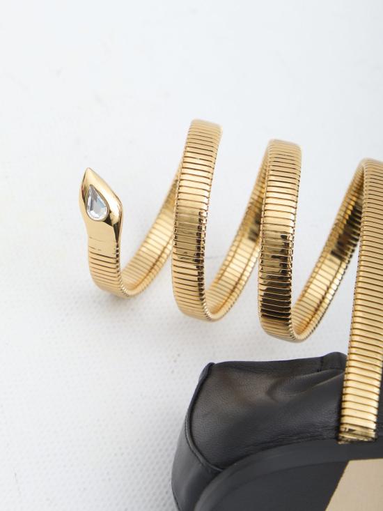  르네 카오빌라 뮬/슬리퍼 C12186010NA01 V017 BLACK - RENE CAOVILLA