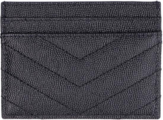 26SS 생로랑 카산드라 마틀라세 카드 케이스  423291BOW01 1000 BLACK - SAINT LAURENT