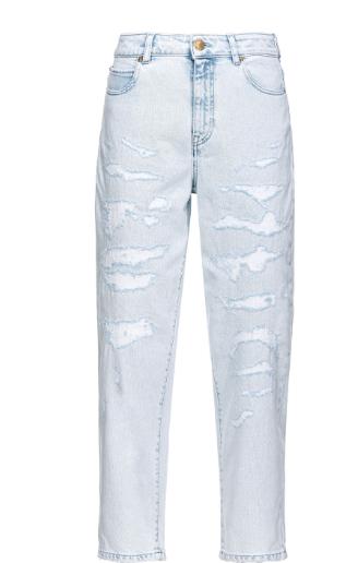  핑코 스트레이트 팬츠 MADDIE100379A1JKPJQ MOONWASH - PINKO