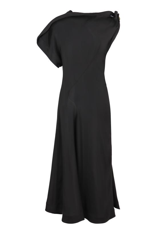  보테가베네타 미디 원피스 801926V3Z10 1000 black - BOTTEGA VENETA