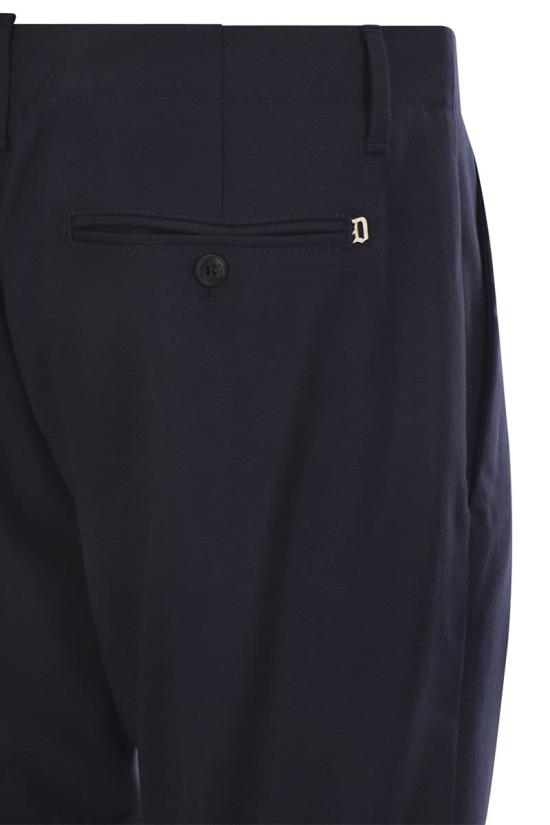  돈답 스트레이트 팬츠 UP630WS0105UXXX 890 BLUE - DONDUP