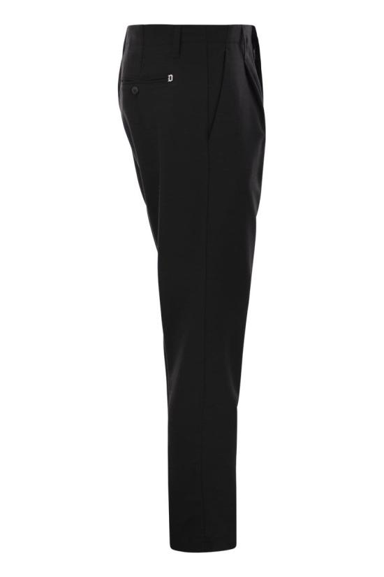  돈답 스트레이트 팬츠 UP630WS0105UXXX 999 BLACK - DONDUP