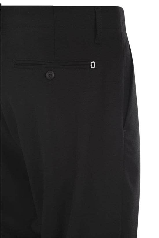  돈답 스트레이트 팬츠 UP630WS0105UXXX 999 BLACK - DONDUP