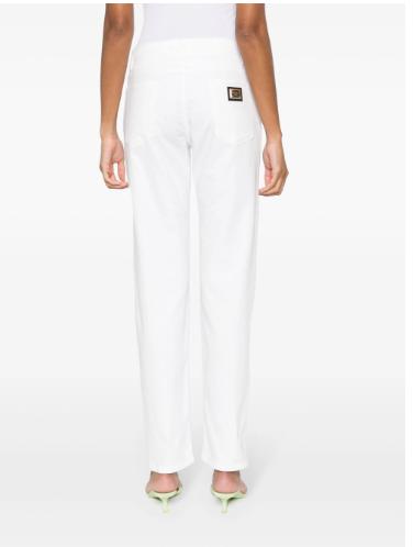  돌체앤가바나 스트레이트 팬츠 FTCS0DG8IB7S9001 WHITE - DOLCE & GABBANA