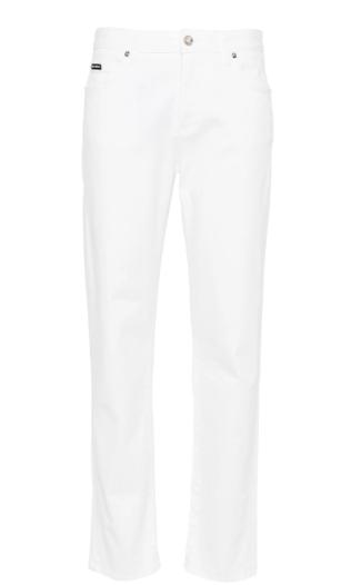  돌체앤가바나 스트레이트 팬츠 FTCS0DG8IB7S9001 WHITE - DOLCE & GABBANA