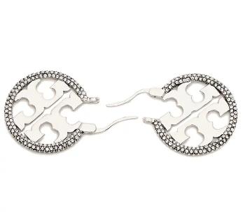  토리버치 이어링 148178042 TORY SILVER CRYSTAL - TORY BURCH
