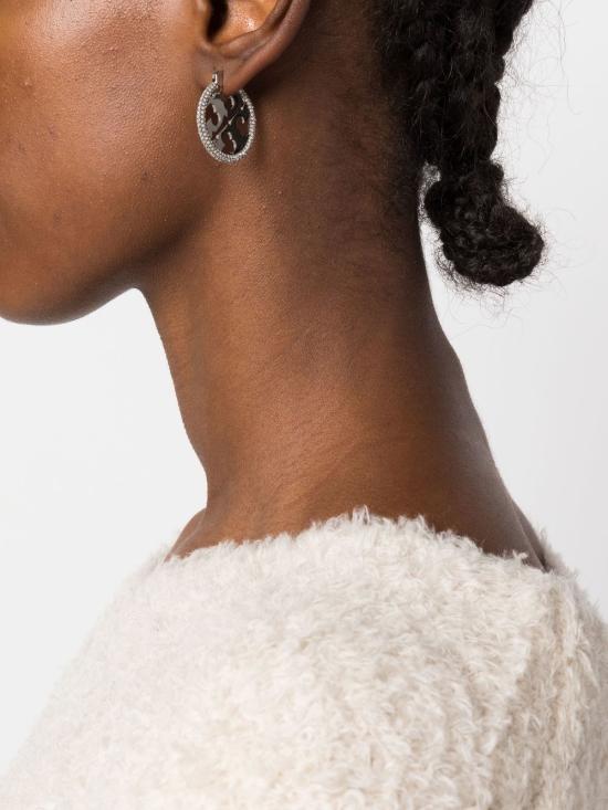  토리버치 이어링 148178042 TORY SILVER CRYSTAL - TORY BURCH