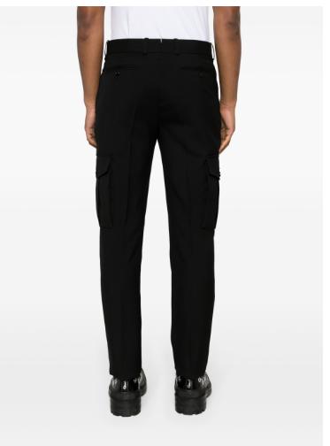  알렉산더 맥퀸 스트레이트 팬츠 774166QUAAC1000 BLACK - ALEXANDER MCQUEEN