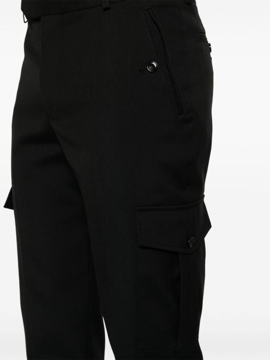  알렉산더 맥퀸 스트레이트 팬츠 774166QUAAC1000 BLACK - ALEXANDER MCQUEEN