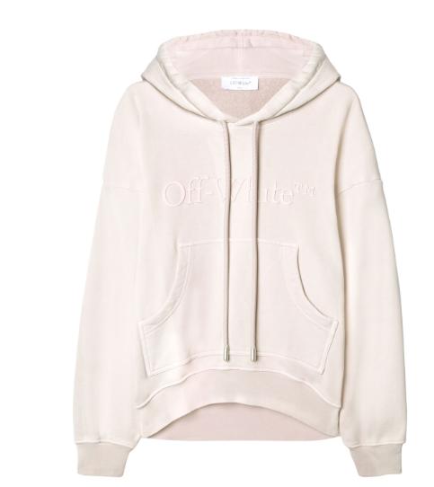  오프화이트 후드 티셔츠 OWBB061S24FLE0023636 PURPLE - OFF WHITE