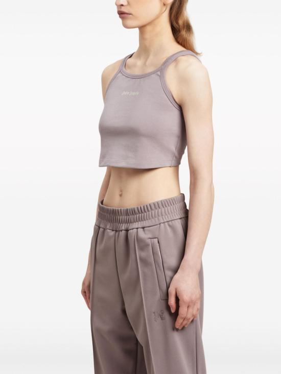  팜앤젤스 민소매 티셔츠 PWAD060S24FAB0023603 LILAC OFF WHITE - PALM ANGELS