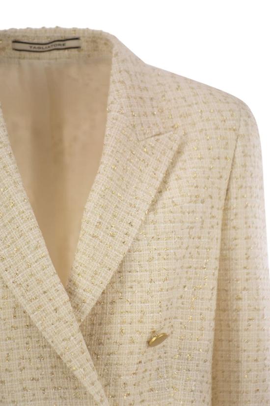 24FW 딸리아토레 수트 자켓 JJASMINE10B160060U24I430 EX901 WHITE GOLD - TAGLIATORE