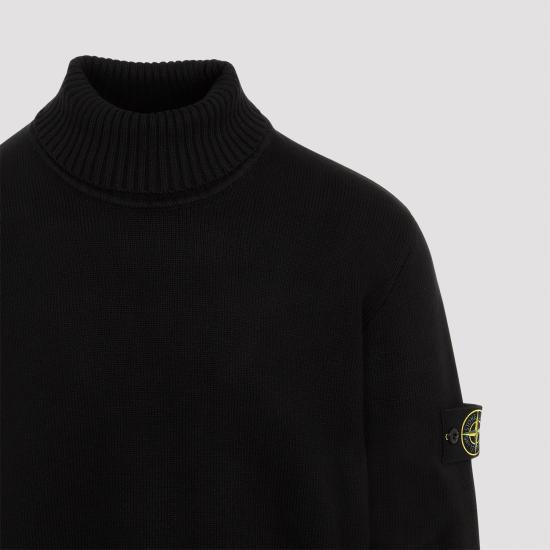 24FW 스톤 아일랜드 터틀넥 8115505A2 V0029 black - STONE ISLAND