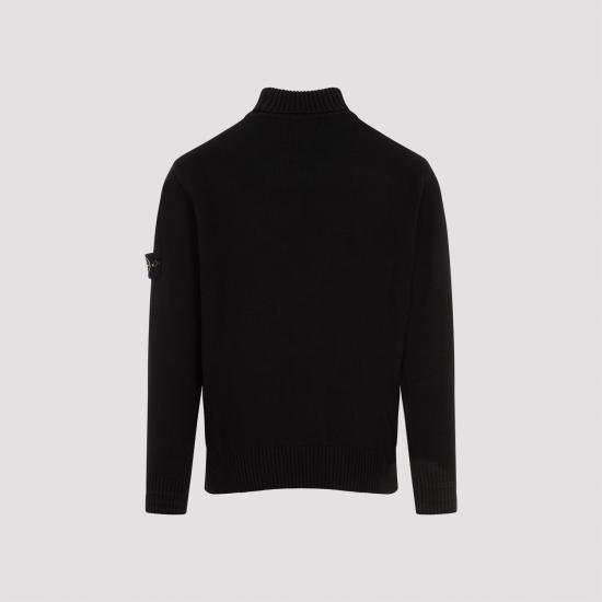 24FW 스톤 아일랜드 터틀넥 8115505A2 V0029 black - STONE ISLAND