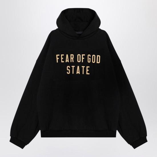  피어오브갓 후드 티셔츠 192BT246250F BLK BLACK - FEAR OF GOD
