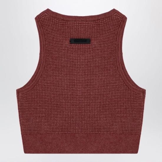  피어오브갓 민소매 티셔츠 192BT247226FW CR BURGUNDY - FEAR OF GOD