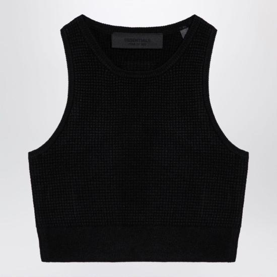  피어오브갓 민소매 티셔츠 192BT247220FW BLK BLACK