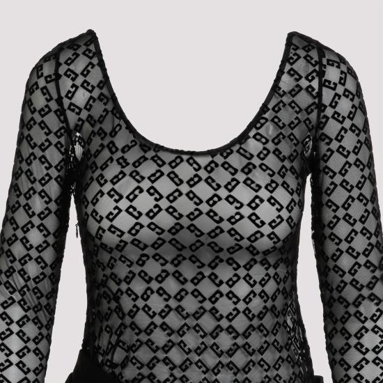 24FW 지방시 미디 원피스 BW229920GU 001 BLACK - GIVENCHY