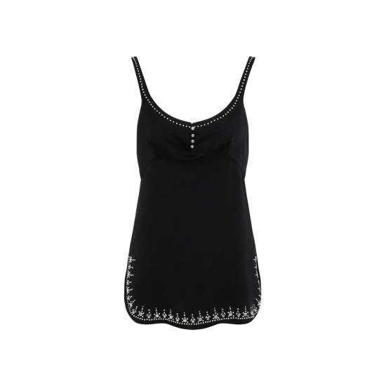  파코라반 숏 원피스 24HCTO005PO0336 P001 BLACK