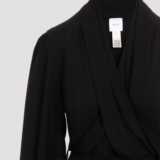 24FW 파투 롱 원피스 DR1450193 999B BLACK - PATOU