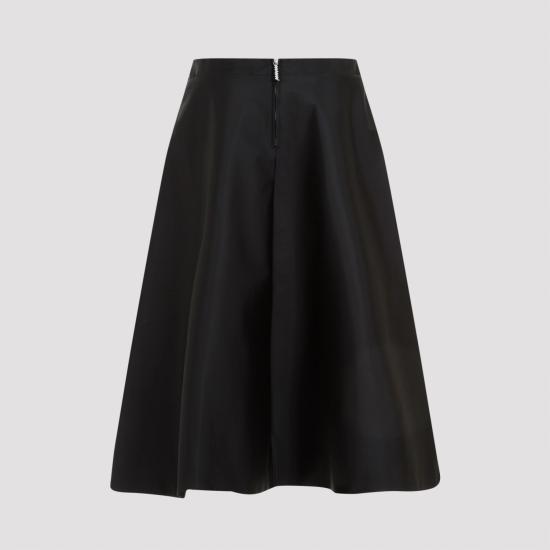  마르니 미디 스커트 GOMA0678SUUTN923 00N99 BLACK - MARNI