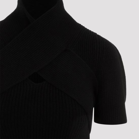  파투 숏 원피스 KN2108041 999B BLACK - PATOU