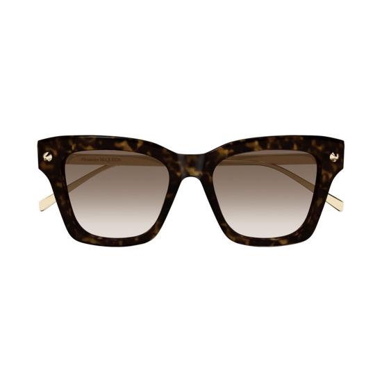 알렉산더 맥퀸 선글라스 AM0483S 002 Havana - ALEXANDER MCQUEEN